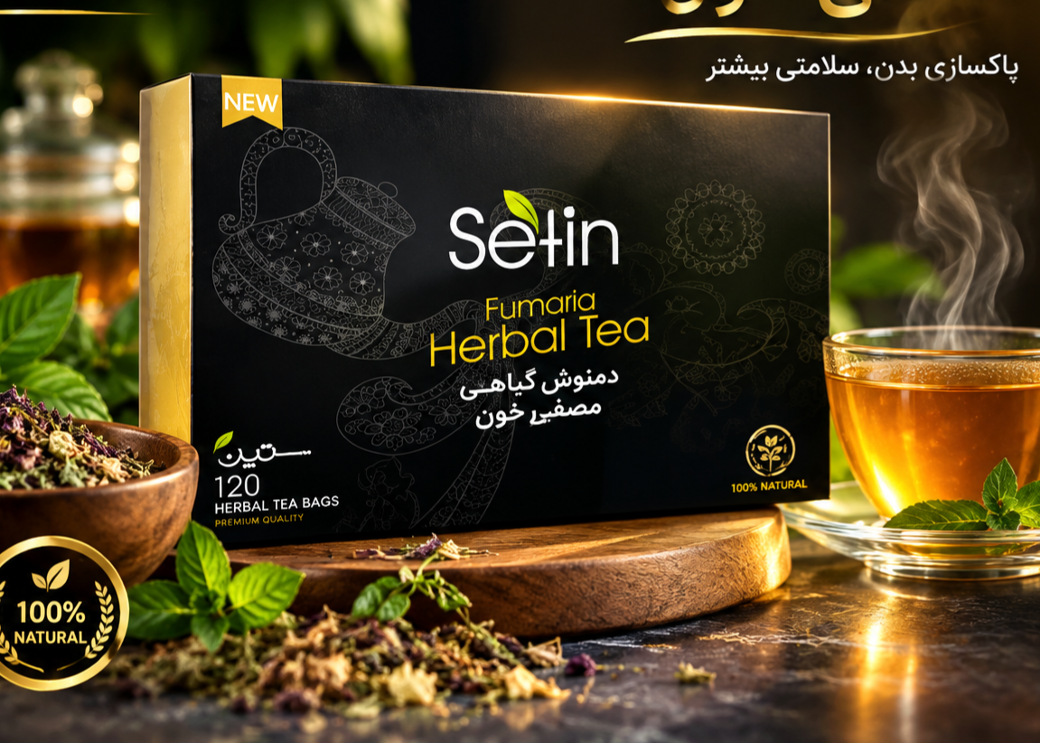 دمنوش مصفی خون برند ستین تصفیه کننده خون و کبد
