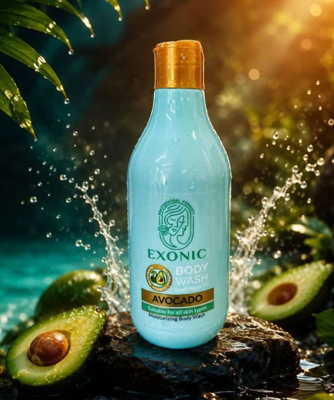 شامپو بدن عصاره آووکادو EXONIC