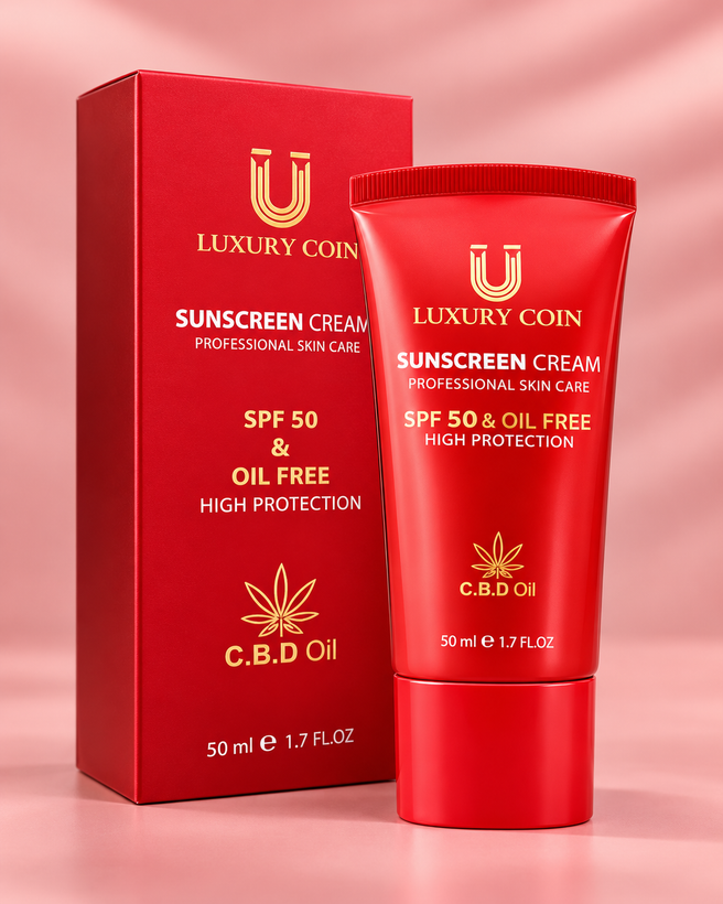 کرم ضد آفتاب spf 50 لاکچری کوین