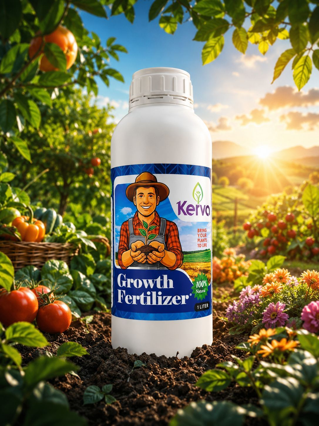 کود مایع یک لیتری محرک رشد کروا