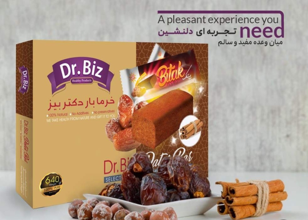 خرما بار دارچینی Dr.Biz