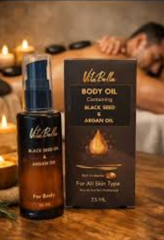 روغن بدن سیاهدانه وآرگان ویتابلا